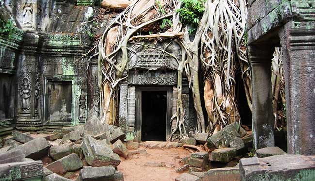Inside view - Angkor Wat temple
