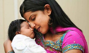 Indian mother lullaby