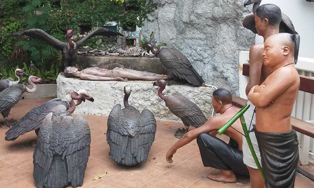 Natural Cremation Or Sky Burial