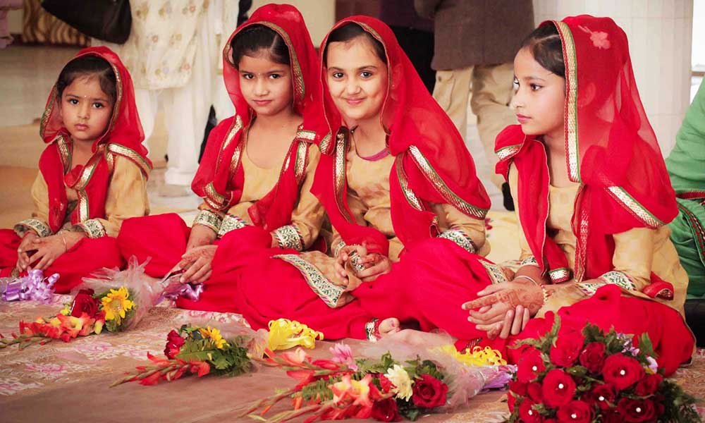 कन्या पूजन