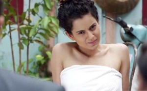 Bollywood Actress Kangana Ranaut in Towel Hot Images Pics 2015