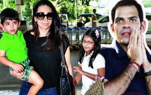 Karishma-Sanjay-with kids