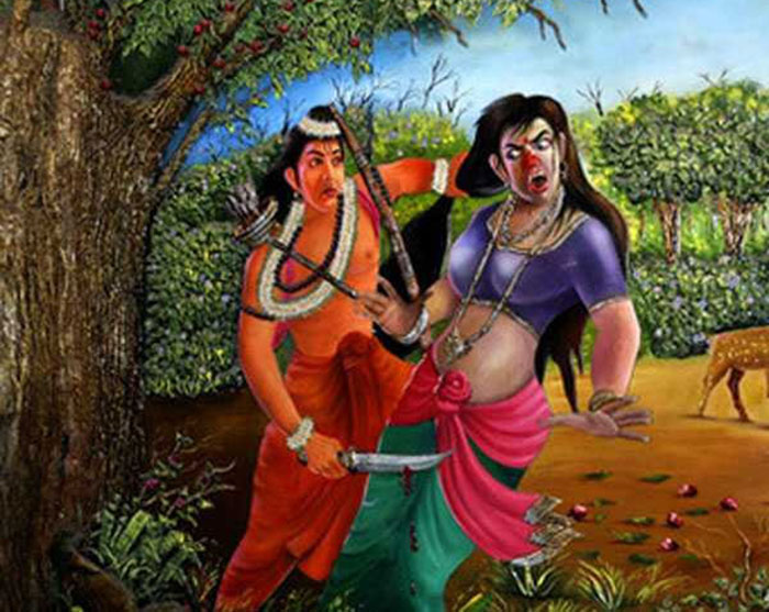 रावण की बहन शूर्पणखा