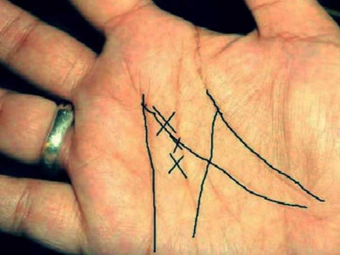 रेखाओं से M लेटर