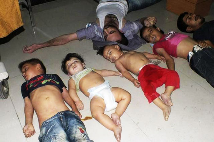syria nerve chemical gas attack