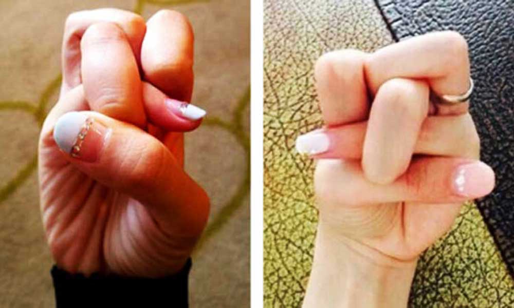 उंगलियों में गांठ लगानेवाला चैलेंज