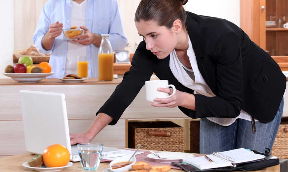 वर्किंग वुमन का नास्ता