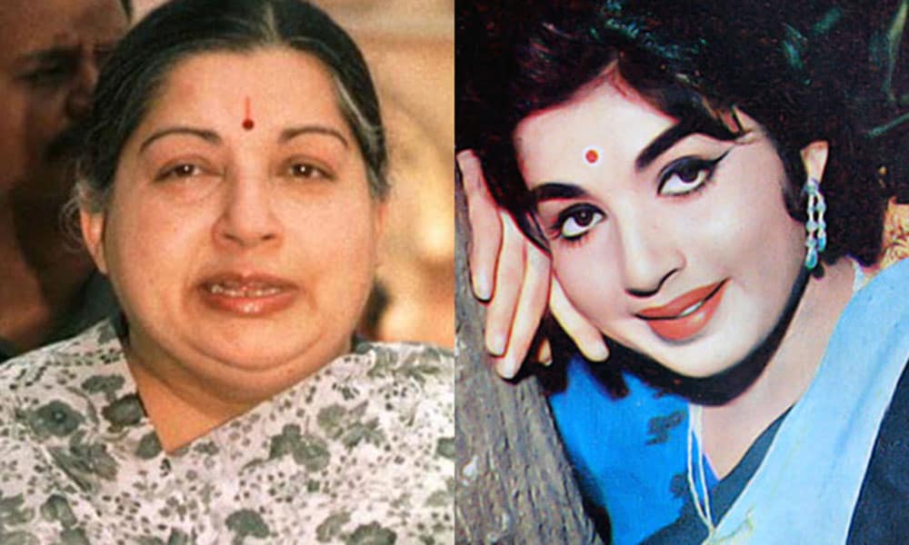 पूर्व मुख्यमंत्री और अभिनेत्री जयललिता