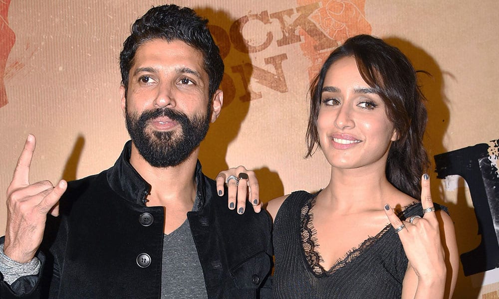 श्रद्धा कपूर और फरहान अख्तर