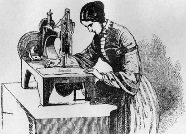 सिलाई मशीन की खोज