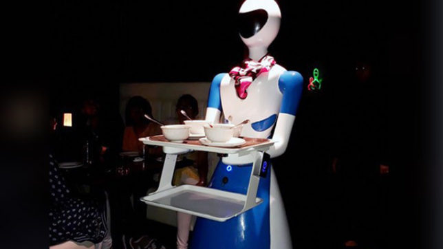 होटल जहाँ रोबोट खिलाते हैं खाना
