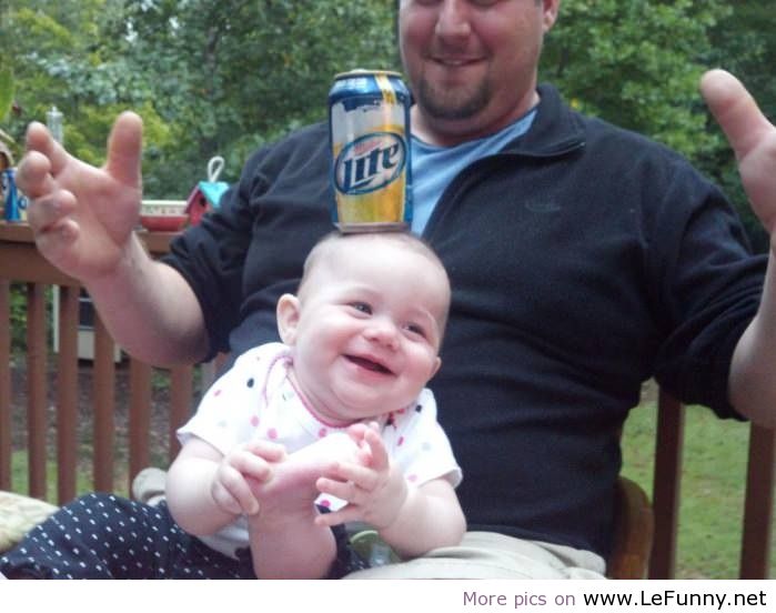 पापा और बेबी की फोटो