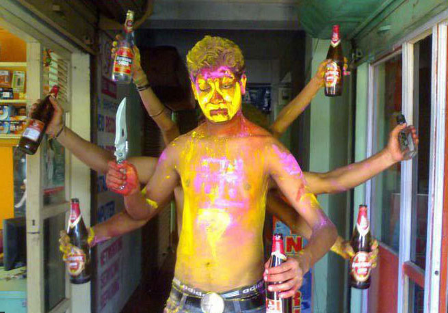 होली का हैंगओवर