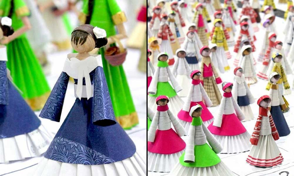 कचड़े से गुड़ियाँ