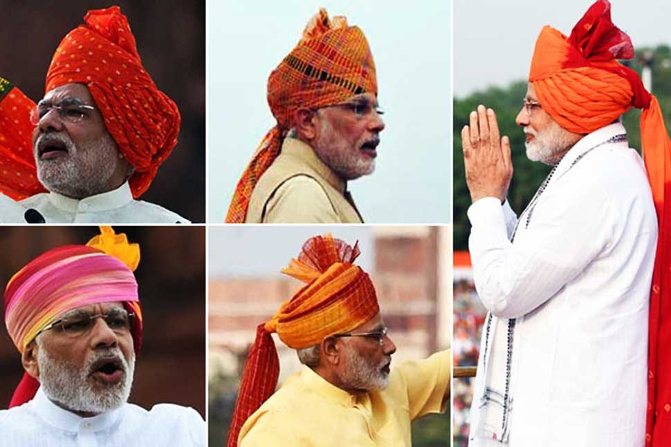 पीएम मोदी का साफा