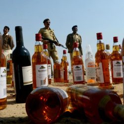 शराब की बोतले