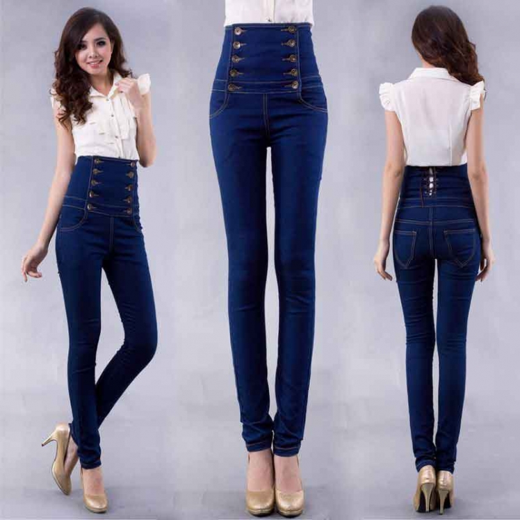 High-Waist-Jeans