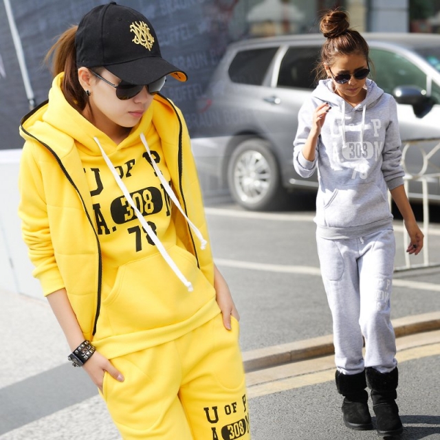 Casual-sports-sweatshirt-set-fashion-thickening-fleece-female-suit-hoodie-vest-pant-hoodies-clothing-women-sweatshirts