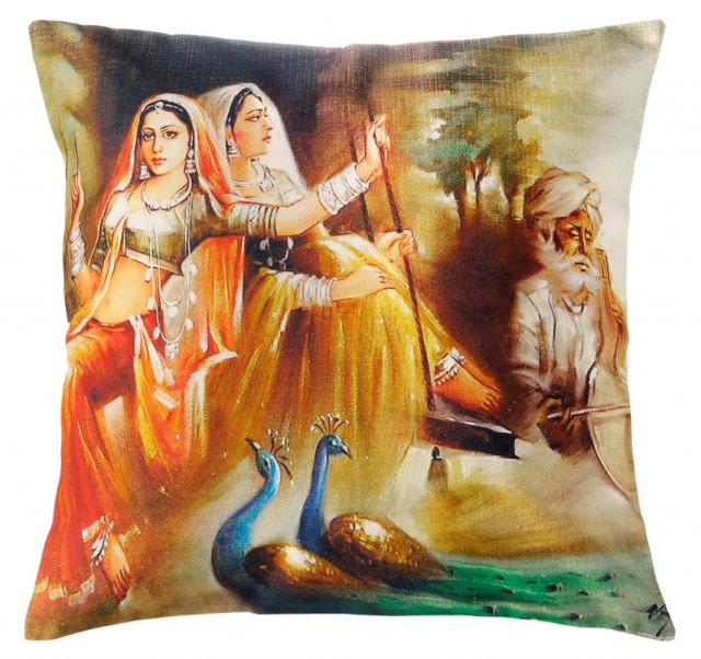 Limeroad.com_Traditional_village_women_print_cushion_cover_By_Vevas_-Rs-499_1