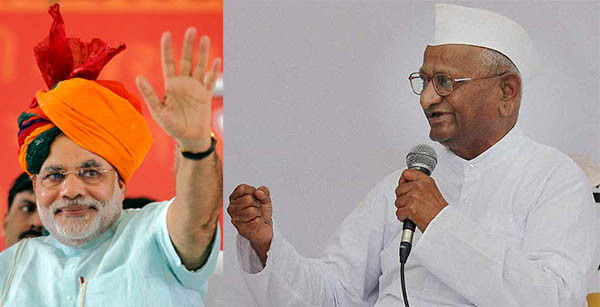 Narendra-Modi-Anna-Hazare