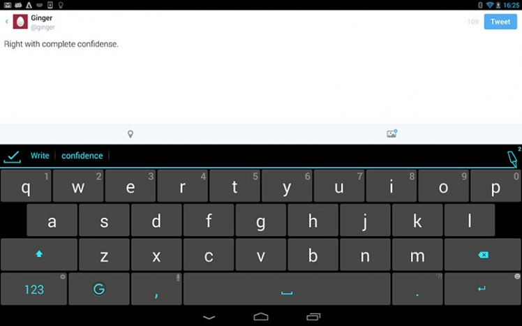 ginger-keyboard-app