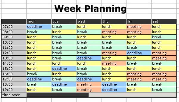 week-planning