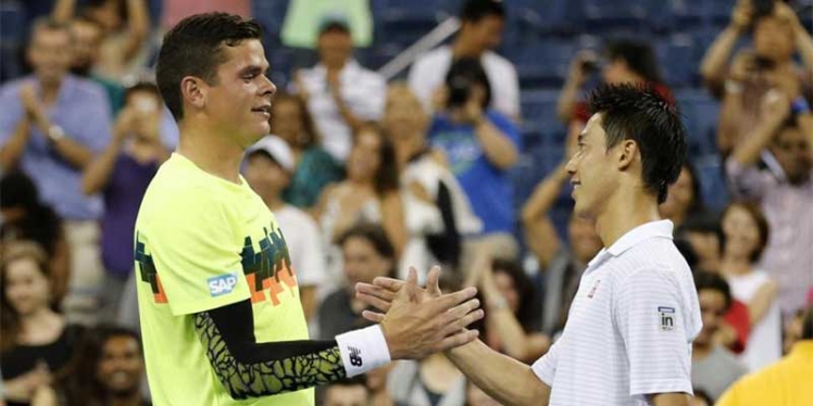 Kei-Nishikori---Milos-Raonic