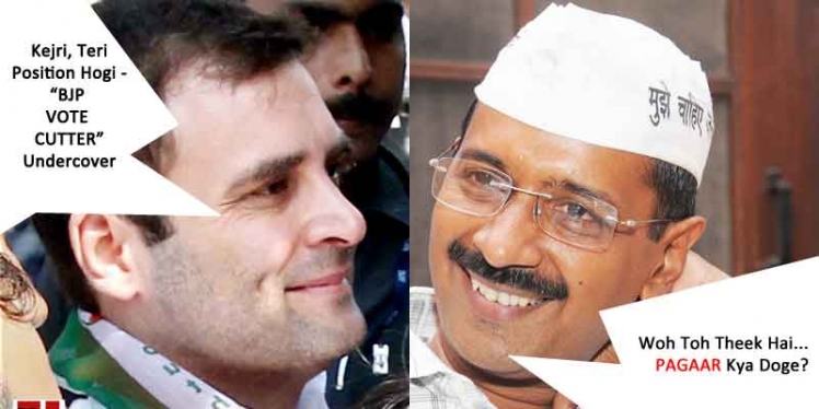 Rahul Gandhi Hired Arvind Kejriwal