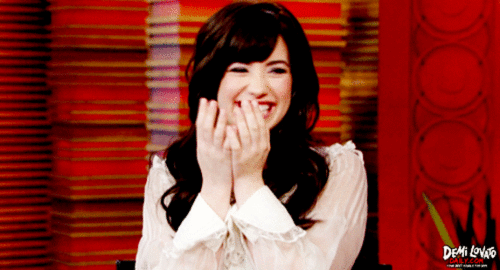 Demi-Lovato-Giggling-Like-A-Child-Reaction-Gif