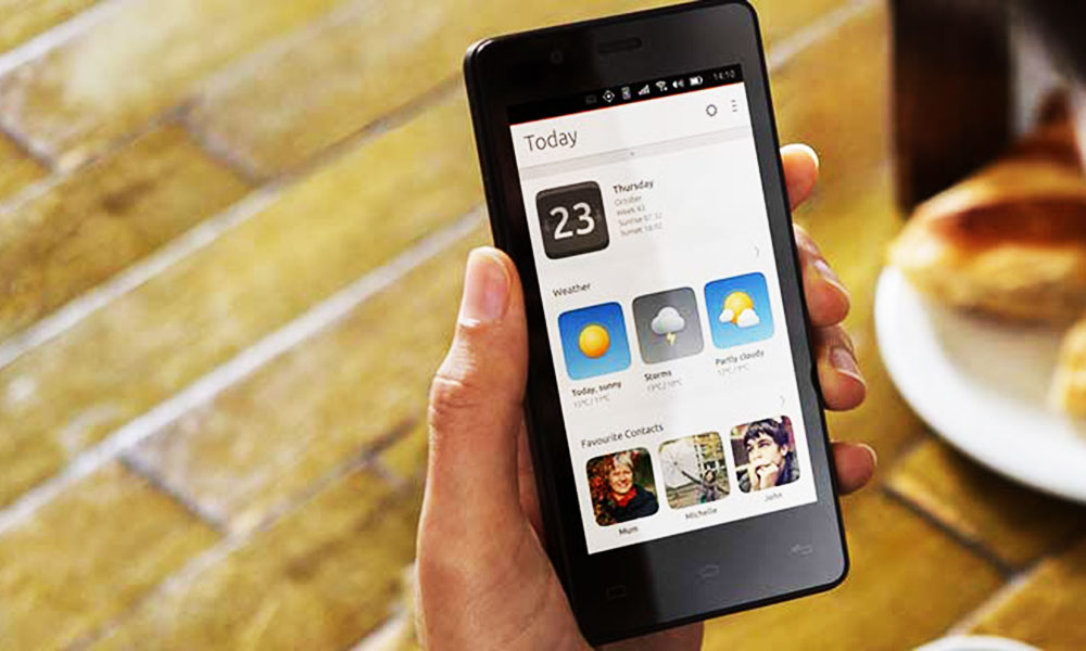 First smart phone with Ubuntu OS