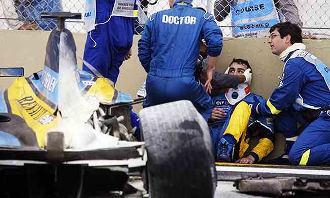 Fernando Alonso's Horrific Crash