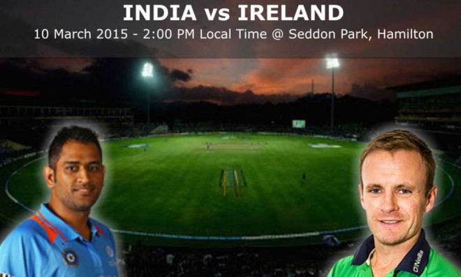 India vs ireland WC 2015