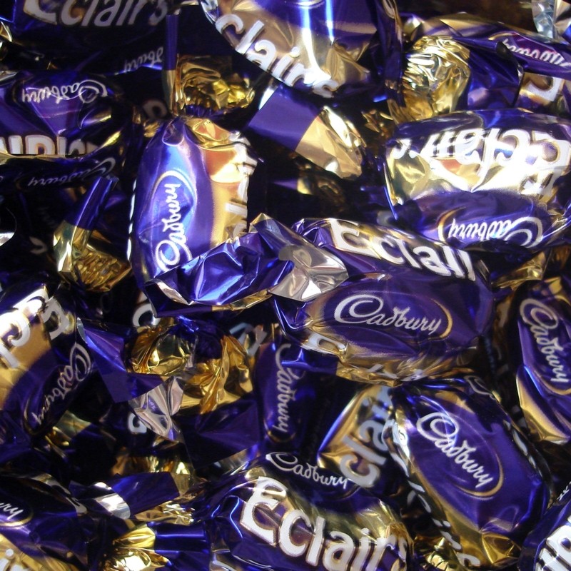 Cadbury Eclairs is sticky