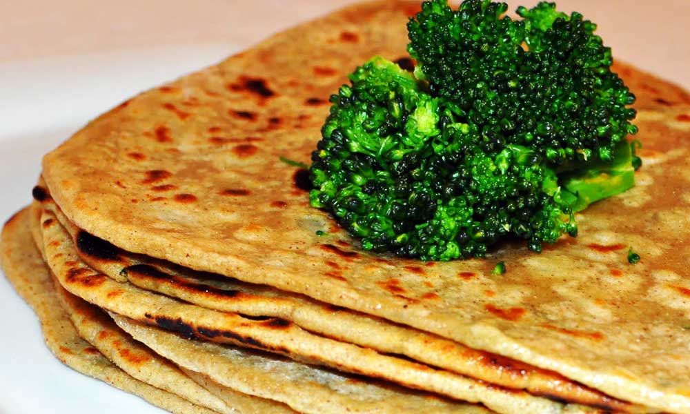 Broccoli-Aloo-Paratha