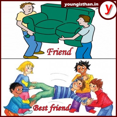 The difference between friends & best friends