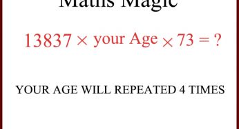 Maths Magic…