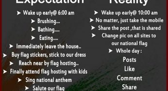 August 15- Let’s Raise The Flag…