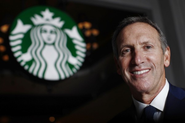 Starbucks CEO Howard Schultz