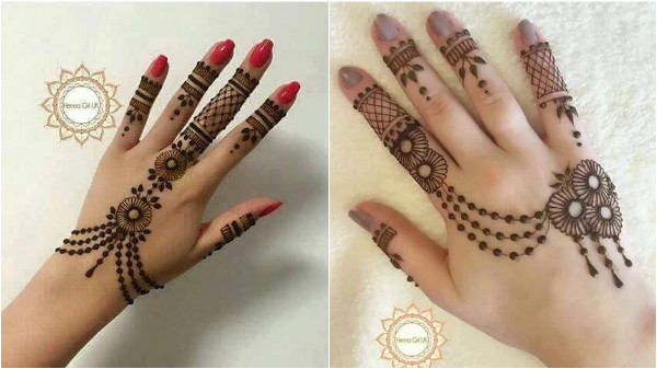 Unique Mehndi Designs For Back Hand, Palms And Feet