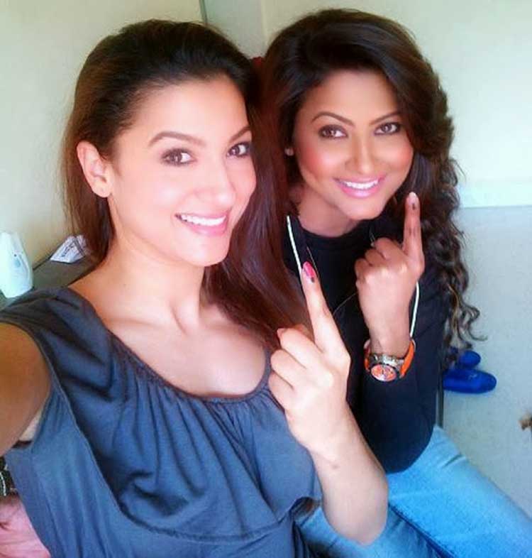 Gauhar Khan and Nigar Khan