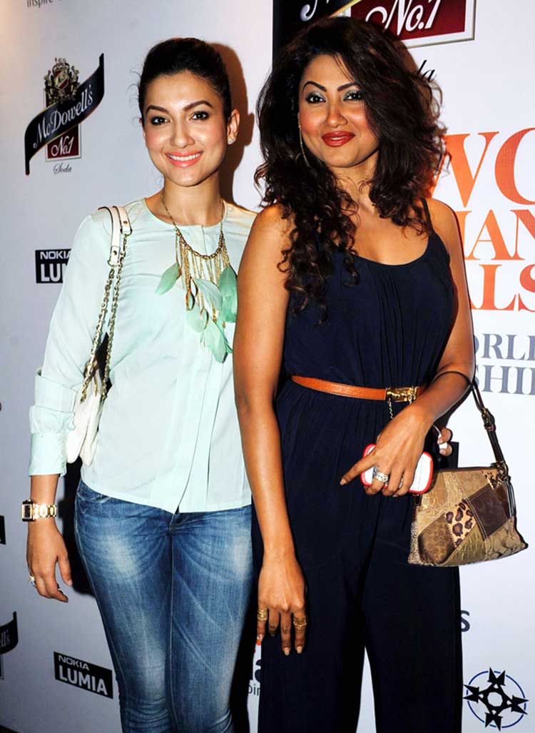 Gauhar Khan and Nigar Khan