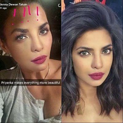 Celebrities' face-swap
