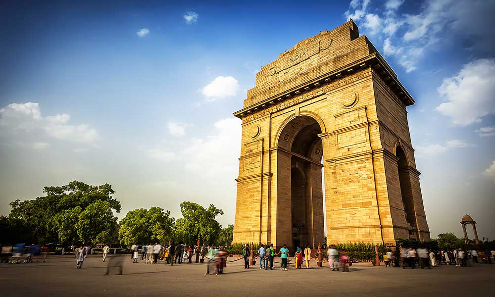 India Gate Delhi (the top 10 tourist destination of India) 