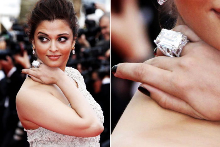 rings flaunted by Bollywood divas