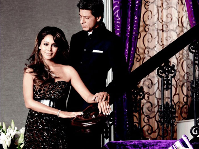 Shahrukh Khan With His Wife