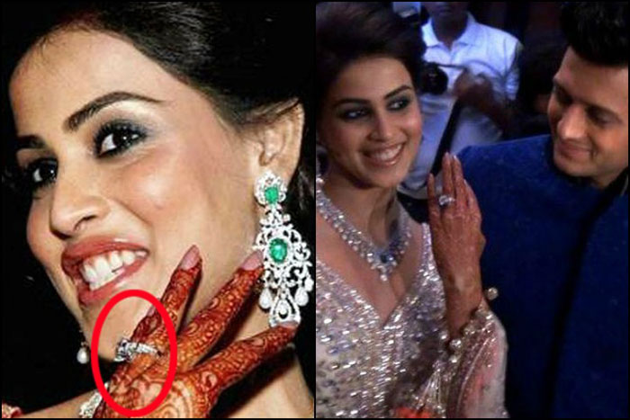 rings flaunted by Bollywood divas