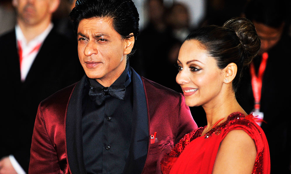 Shahrukh Khan With His Wife