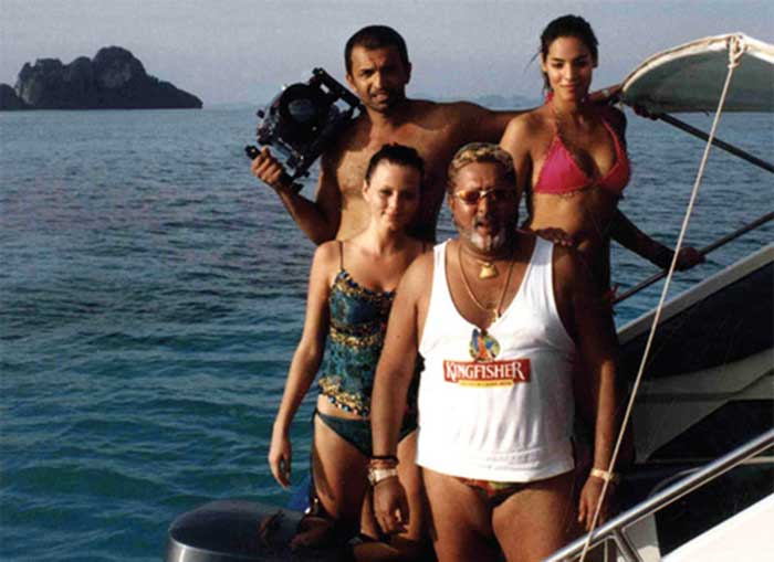 controversial pictures of Vijay Mallya