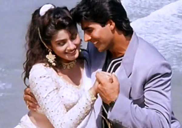 Akshay Kumar and Raveena Tandon