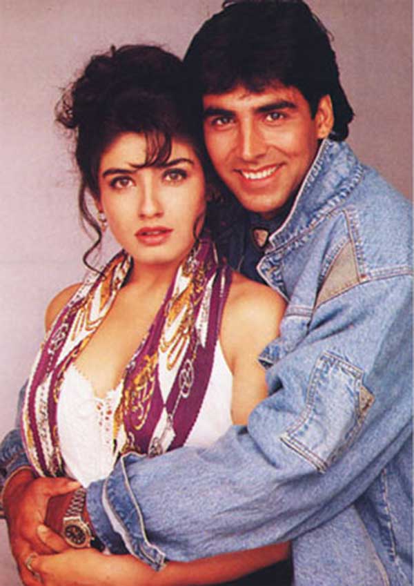 Akshay Kumar and Raveena Tandon